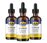 (3 Pack) VivaSlim Drops, Advanced Viva Slim Liquid 1oz Drops, 3 Bottle, 90 Day Supply