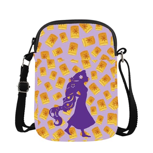 XYANFA Long Hair Movie Crossbody Bag Themed Gift Cartoon Movie Lover Gift Sun Shoulder Bag