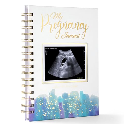 Pregnancy Journal for First Time Moms 2026 Hardcover Pregnancy Book Pregnancy Scrapbook - Gender Neutral Baby Book Keepsake with Notes Section Photo Pocket &Detailed Prompts