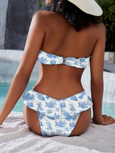 Bikini 2 pièces sans bretelles idéal pour le bronzage