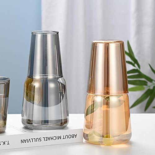 Sizikato juego botella y vaso vidrio borosilicato 26 oz miniatura 4