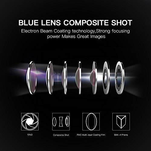 Evershop Monocular Telescope with Low Night Vision High Power Monoculars for Adults and Kids for Bird Watching Hunting Camping Travelling Wildlife Secenery