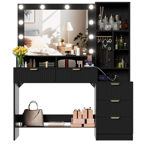 Devoko Tocador de Maquillaje con Luz LED