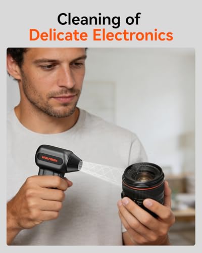 image for WOLFBOX MF60 Compressed Air Duster-110000RPM Super Power Electric Air 