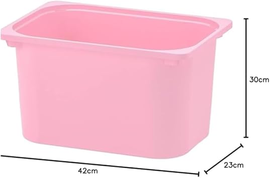 TROFAST - Storage box, 42x30x23 cm (PINK)