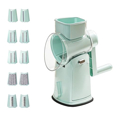 Cortador manual de verduras con 5 cuchillas de acero inoxidable miniatura 4