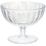 アイジェイ(IJ) 割れない デザートグラス 200ml 食洗機対応 日本製 アウトドア 子ども ホームパーティ かわいい おしゃれ クリア デザート スイーツ フルーツ プリン プラスチック 耐熱温度 100度 カットグラス おやつ お皿 子供用 Dessert Glasses BPAフリー キャンプ プレゼント お祝い PS106_200 石川樹脂プラキラ(Plakira)