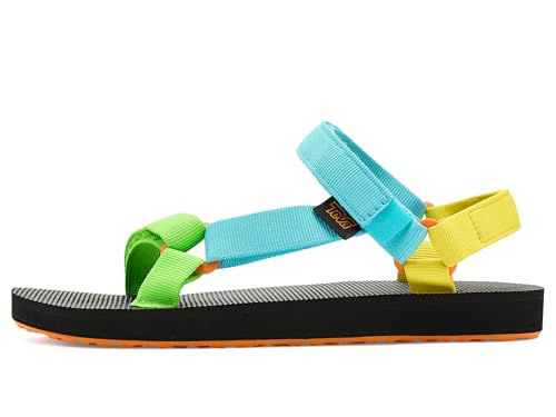 Image of Teva Original Universal Sport Sandal, Neon Multi, 12 US Unisex Little Kid