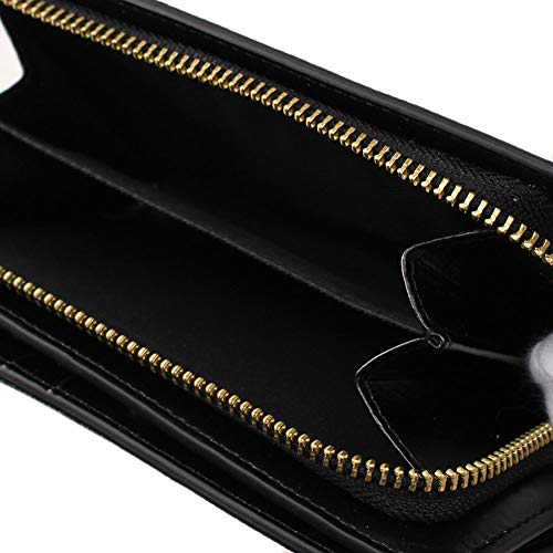 Marc Jacobs M0016990 Black Saffiano Leather With Gold Hardware Medium Women's Bifold Wallet #TOP3