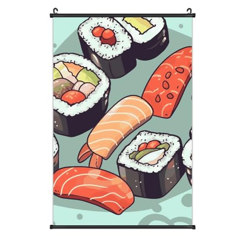 Toile Sushi étanche et durable pour une décoration murale saine