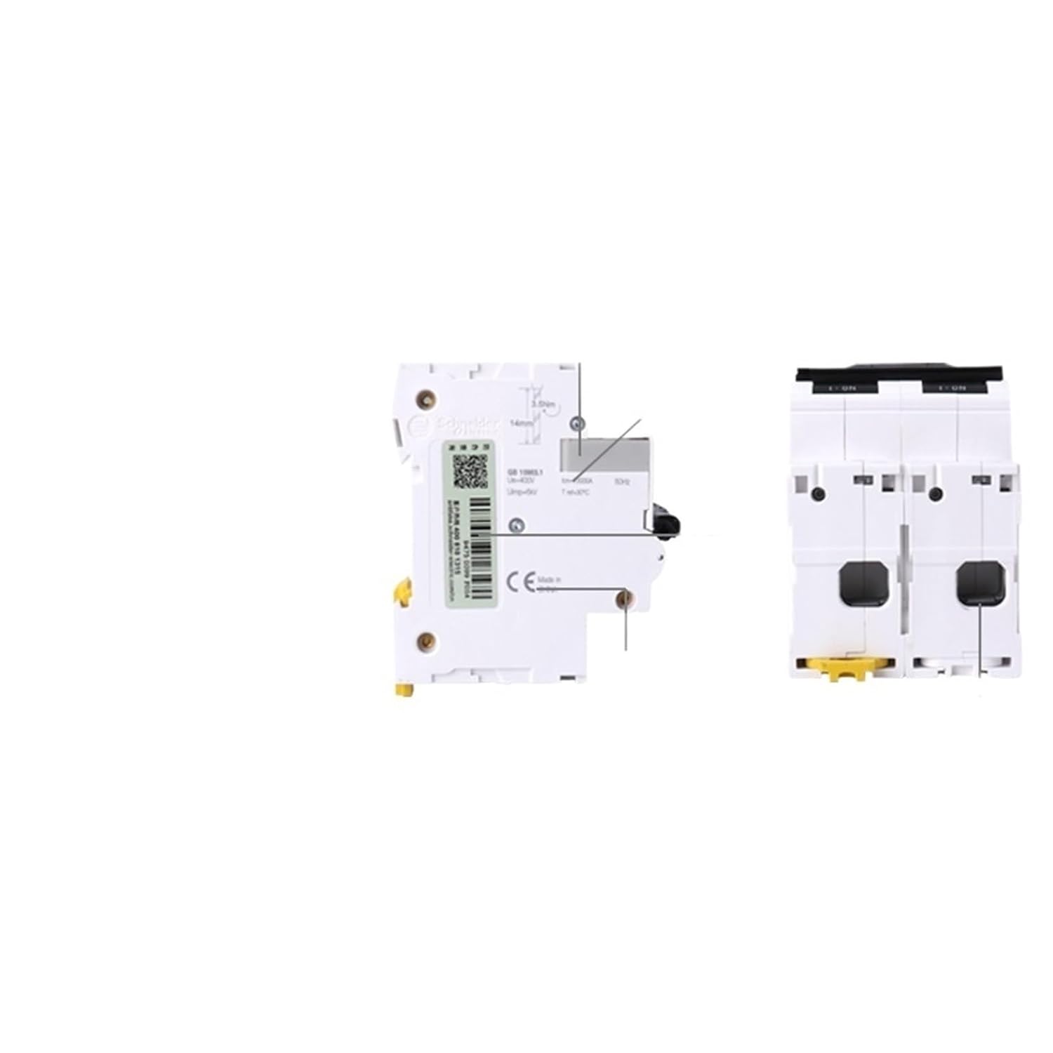 C120H 電流遮断器 63A 80A 100A 125A 1P 2P 3P 4P Cタイプ/Dタイプ(125A)