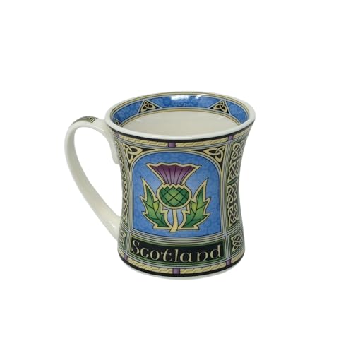 Taza porcelana Royal Tara con diseño de cardo escocés miniatura 5