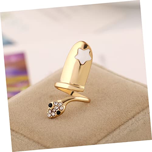 Décorations d'ongles bague de capuchon pour soirée et fête