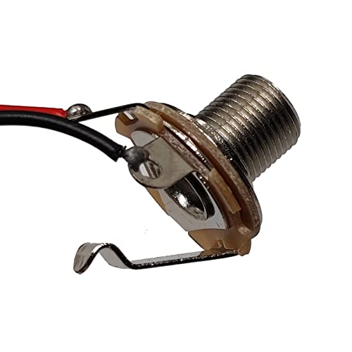 Rikavim Guitar Contact Pickup, Pre-Wired Instrument Pickup Piezo Transducer For Acoustic Guitar Ukulele Cigar Box Guitar Mandolin, 6.35Mm Jack With Volume Tone Control #TOP1