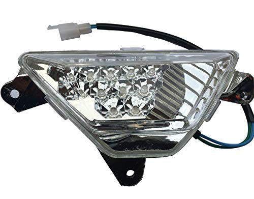 Motortogo 1 Pair Motorcycle Clear Lens Led Turn Signals Assembly Compatible For 2022 Kawasaki Ninja 650 Abs (Ex650Mnfnn) #TOP1