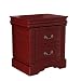 Acme 19523 Louis Philippe III Nightstand, Cherry Finish