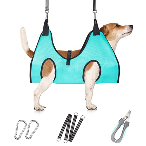 ATESON Dog Grooming Hammock - Upgrade Pet Grooming Harness for