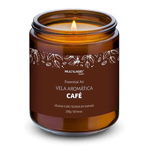 Vela Aromática de Café 200g Multilaser Saúde - HC526