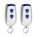 2 PCS Ersatz für Normstahl handsender, Fernbedienung 433,92MHz 2 Kanäle, Kompatibel mit Normstahl Crawford EA433 2KS, EA433 4KS, EA433 2KM Micro, RCU 433-2, RCU 433-4, T433-4