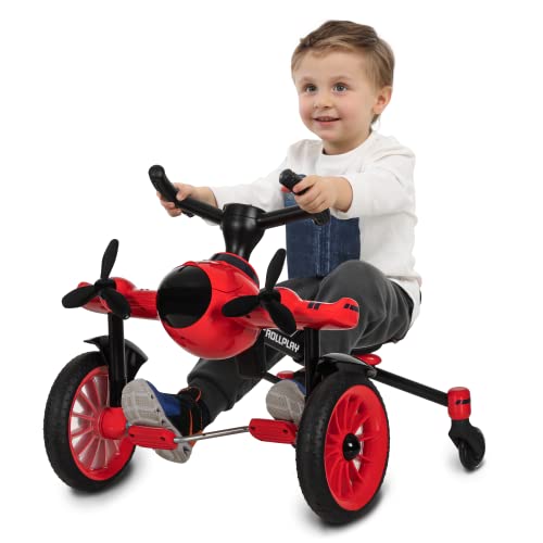 Rollplay Flex Pedal Drifter, Mit Pedale, Tretfahrzeug, zusammenklappen, für Kinder ab 1,5 Jahre, Bis max. 35 kg, Rot, Kinderfahrzeug - 45714 Cover