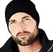9" Solid Black Skull Cap Beanie That Will Fit Your Head Perfect
