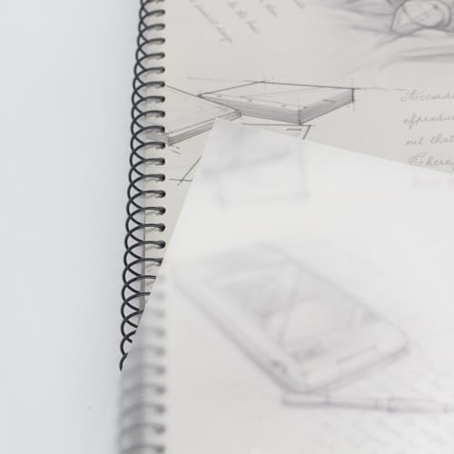 Image of A4 PVC Flexible Plastic Sheets, 10Pcs 0.3mm Thick A4 Size, Transparent DIY Crafts Film (Semi Transparent)