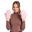 Shimmer Faux Fur-rose
