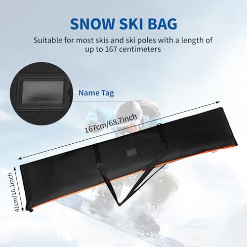 Sac de ski étanche pour protéger le snowboard des chocs de voyage - 6