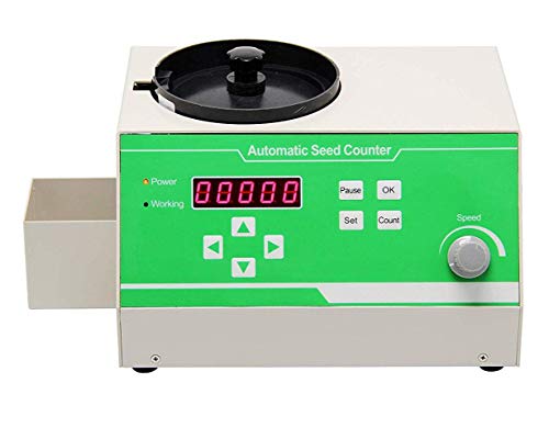 CGOLDENWALL Automatic Seeds Counter Machine for Various Shapes Seeds Counting Rice, Wheat, Rape Seed, Vegetables, Flowers, Soybeans, Corn,Bean,Sunflower Seeds and Other Seeds