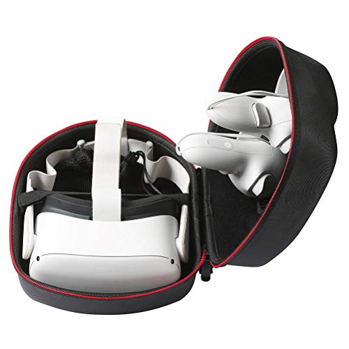 Capa protetora rígida, capa rígida de viagem compatível com fone de ouvido Oculus Quest 2, bolsa de