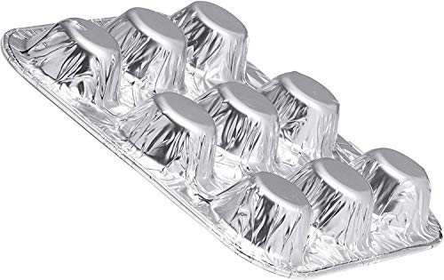 9-Cavity Mini Cupcake Easy And Simple Release Muffin Pans - Disposable Aluminum Baking Cup Cake Mold Pan - For Weddings, Gatherings, Birthdays, Parties (24) #TOP2