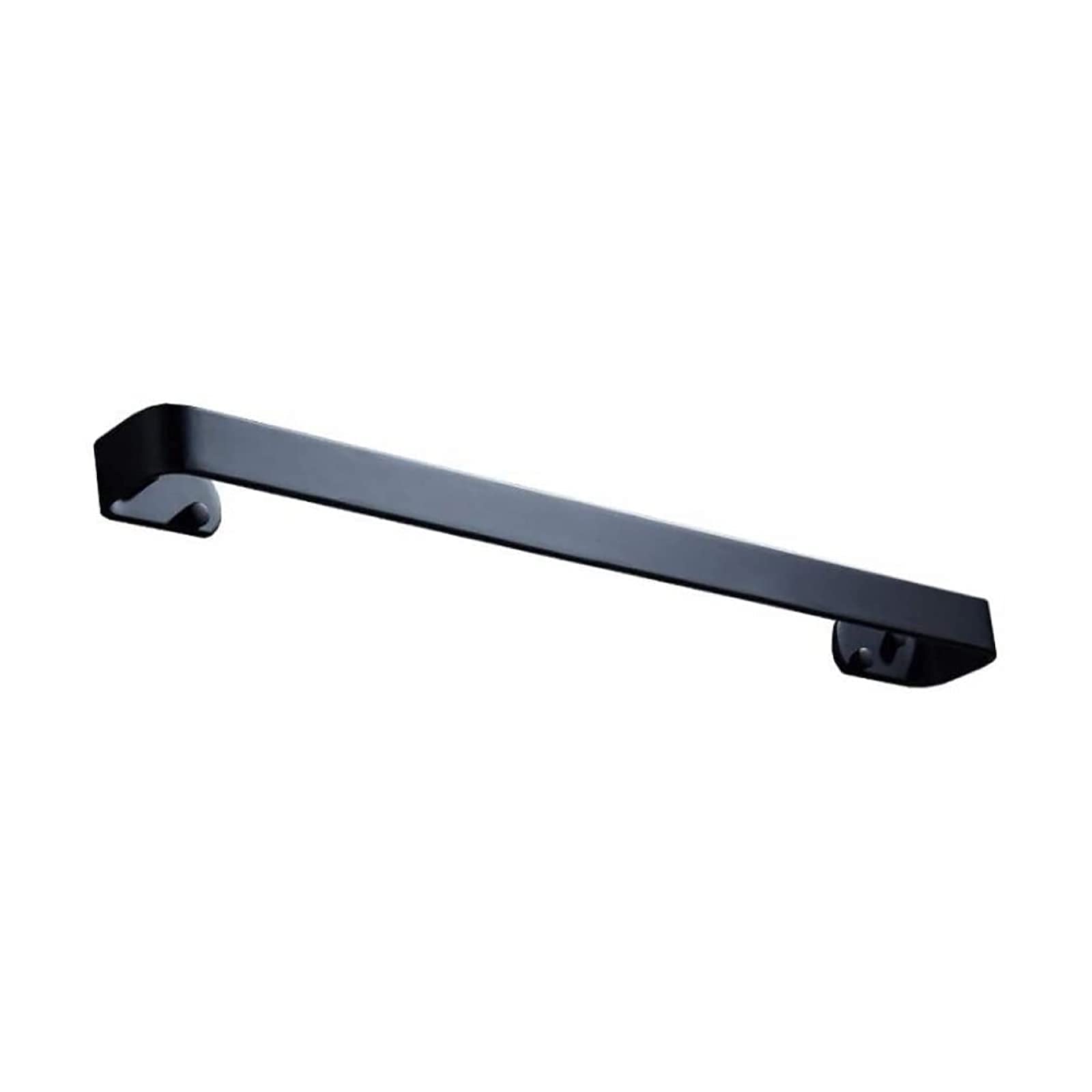 Porte-serviettes noir pour salle de bain cintre mural simple mat 50cm