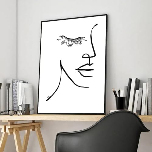 Affiches et impressions abstraites nordiques pour la décoration de salon KEBIA