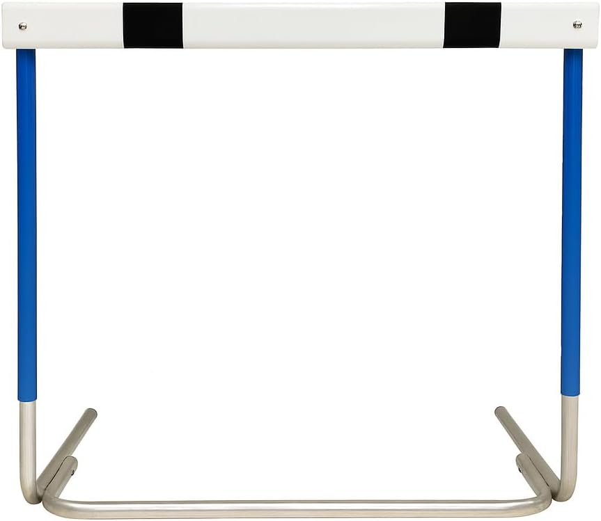 Praxis Adjustable Training Hurdle, Meets IAAF Standards, Height Adjustable 30”–42” Lightweight, Durable PVC, Ideal for Track & Field, Agility, Speed, Plyometric Drills