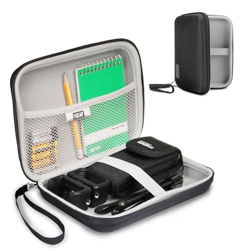 USA Gear Travel Hard Case for Baseball Speed Device Compatible with Pocket Radar, Smart Coach, Pocket Radar Mount and More - Water Resistant Exterior, Storage for Batteries, Cables