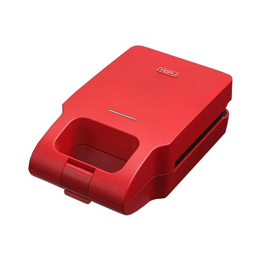 Tostadora para sándwiches 2 en 1,máquina para hacer gofres y sándwiches,máquina para hacer pan,utensilios para hornear reemplazables,antiadherente fácil de limpiar,para tostadas,paninis(22.5*13.2cm)