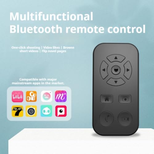 Bluetooth Camera Remote Shutter Air Mouse Camera Switch for Photo & Video,Remote Clicker,TikTok Scrolling Ring Remote Control Handheld Travel Selfie for iPhone iPad iOS Android Ebook Page Turner by Sunffice - Used condition - Image 9