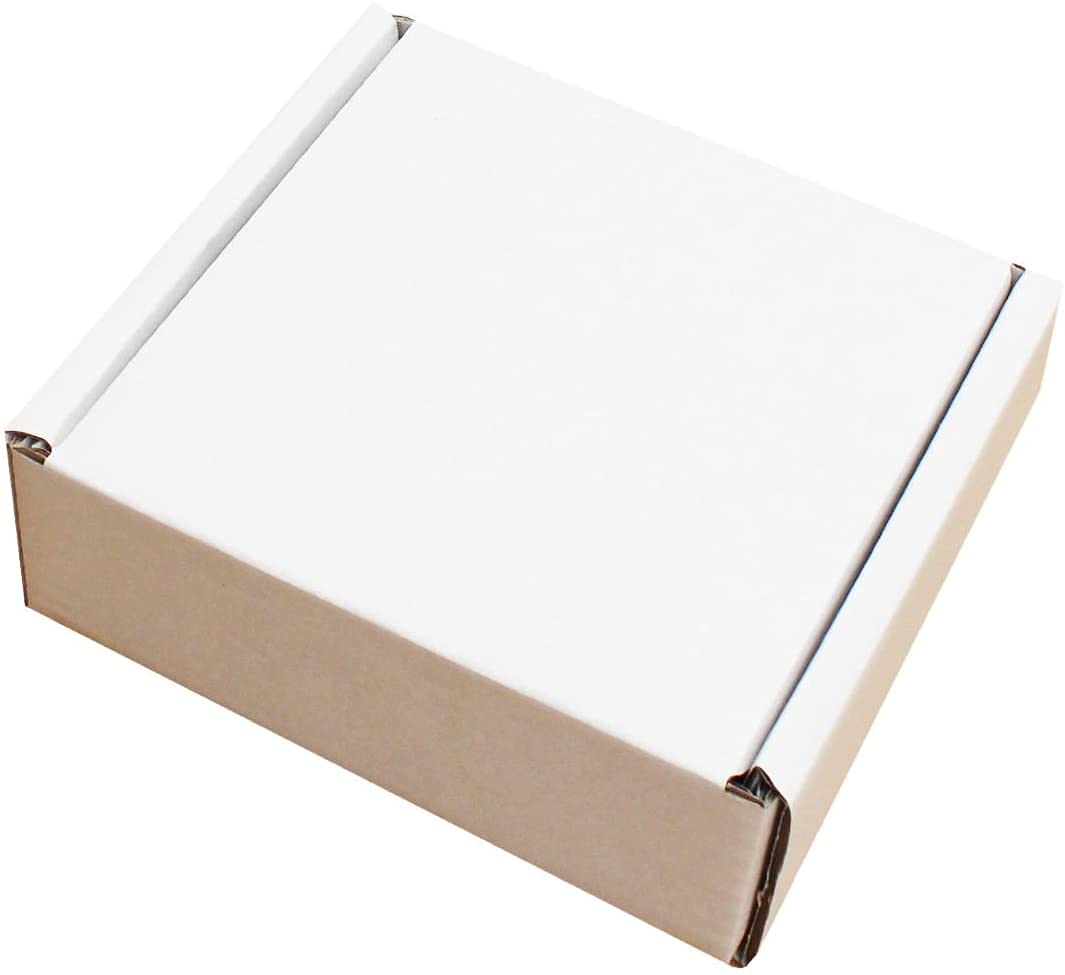 6" x 6" x 2.5" White Shipping Storage Boxes Cardboard Postal Gift Small Parcel (100)
