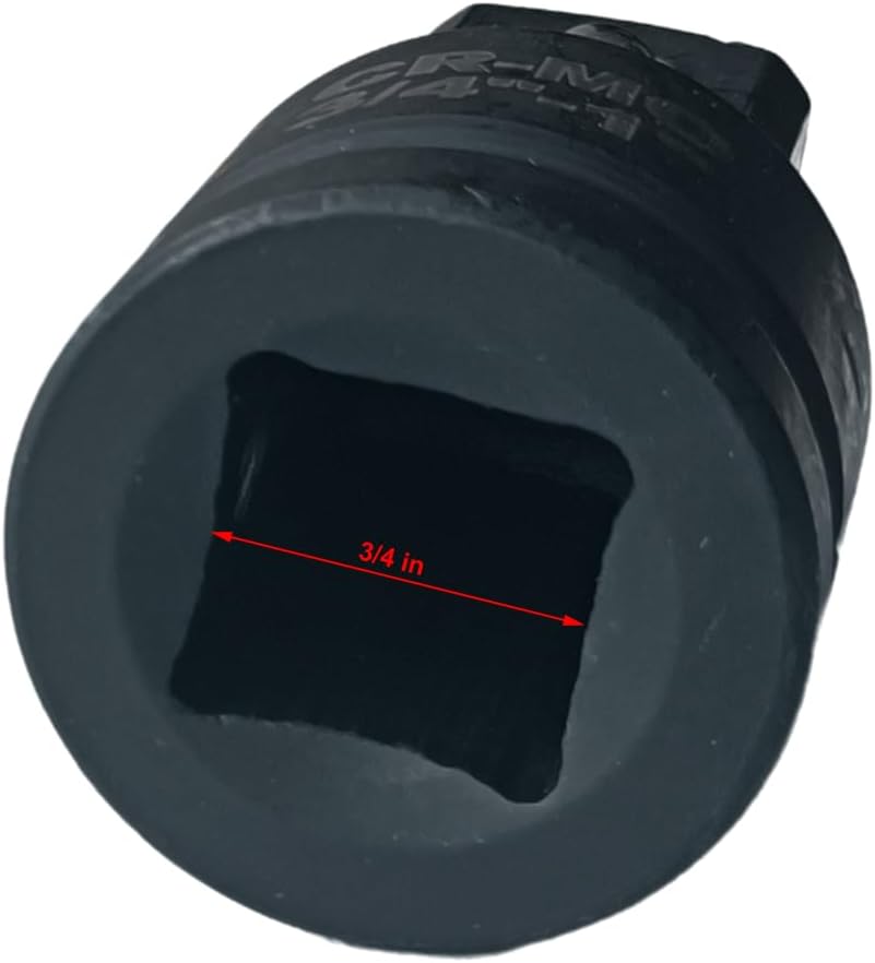 3/4 Drive to 1 Inch Impact Socket Adapter and Reducer for Auto Construction