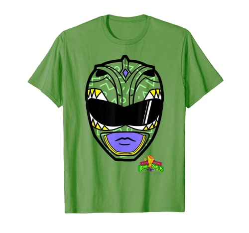Power Rangers Green Ranger Retro Print Big Face T-Shirt #TOP7
