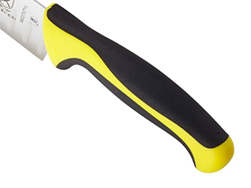 Mercer Culinary Millennia Color Handle Cutlery 7" Santoku Knife (Granton Edge) Yellow by Mercer Culinary - Image 3