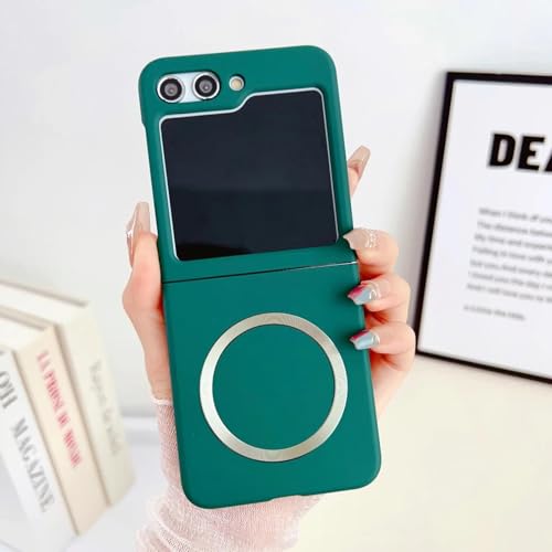 Coque antichoc pour Z Fold 3 vert foncé compatible chargement sans fil