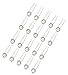 Hair Pins - Hipgirl 20pc Pack Wedding Bridal Prom Pearl Sparkle Rhinestone Bling Crystal Styling Flower Hair Pins Clips for Hair, Jewelry Designer Beauty Accessories, For Girls Women