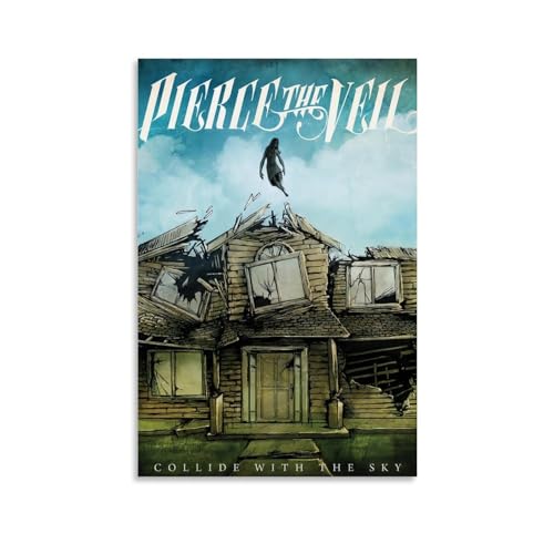 MAIX Pierce The Veil Collide With The Sky Poster Canvas Art Poster Bedroom Decor Posters 08x12inch(20x30cm) Unframe-style