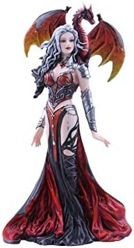 Figura decorativa Princesa guerrera Dragón 30.5 cm miniatura 2