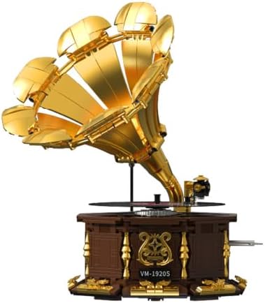Retro Phonograph Building Set Record Player Model for Adults image 2
