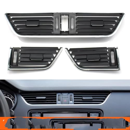 Aireador de salpicadero central para Skoda Octavia 2015-2021 2