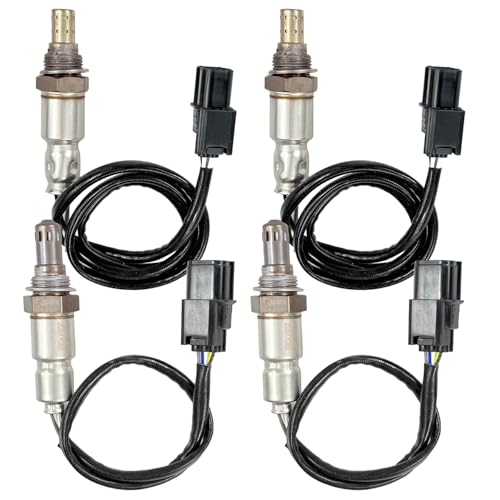 zubaydee 234-5098 234-4461 Set of 4 Oxygen O2 Sensor Compatible with Honda 2008-2012 Accord 3.5L 2011-2013 Odyssey 3.5L 2009-2011 Pilot 3.5L 2009-2011 Ridgeline 3.5L Acura 2009-2014 TL 3.5L 3.7L