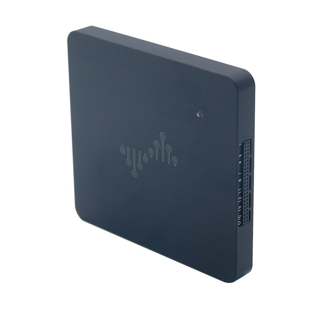 DSLogic - Analizador lógico, 100 MHz, 16 canales, USB tipo C, 16 G de profundidad, carcasa de metal para I2C para depuración UART Spi