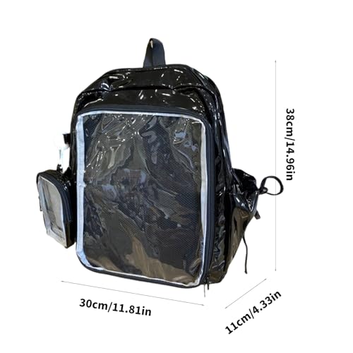 Mochila elegante de gran capacidad con diseño en poliuretano 6